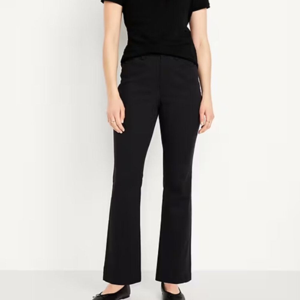 Old Navy High Rise Boot-Cut Stretch Pants